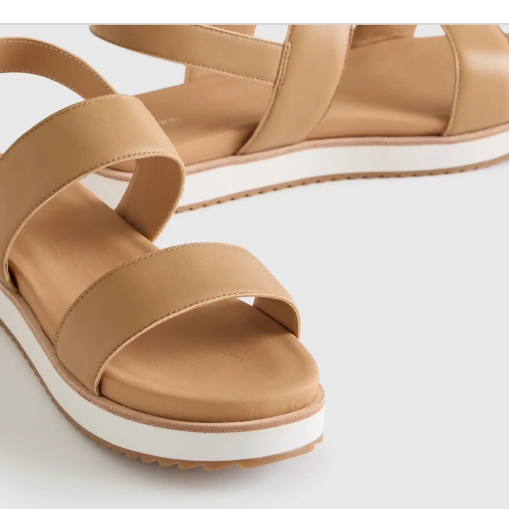 Quince Italian Leather Platform Sandal